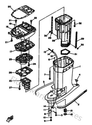 Diagram for Upper Casing