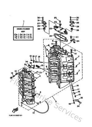 Diagram for Cylinder & Crankcase 1