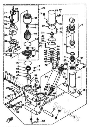 Diagram for Power Trim & Tilt Assy