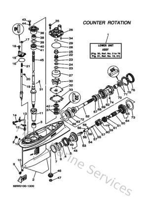 Diagram for Lower Casing & Drive 3
