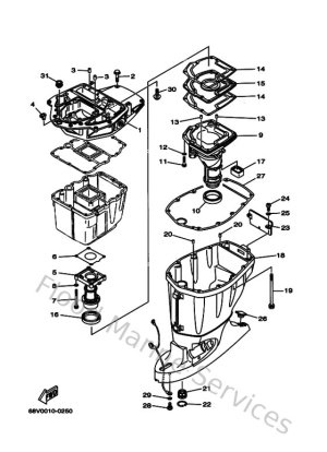 Diagram for Upper Casing