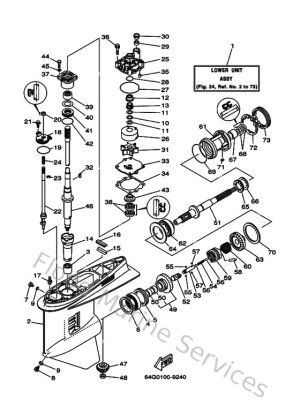 Diagram for Lower Casing & Drive 3