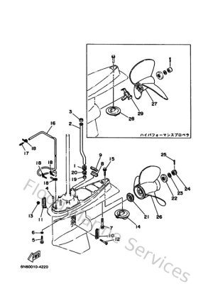 Diagram for Lower Casing & Drive 2