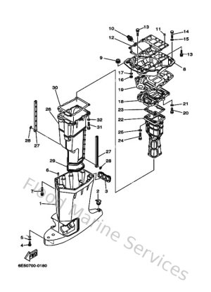 Diagram for Upper Casing