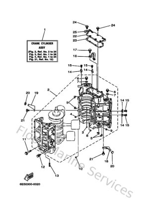 Diagram for Cylinder & Crankcase