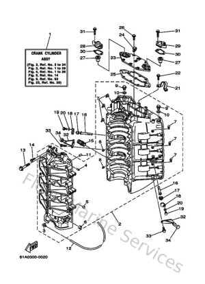 Diagram for Cylinder & Crankcase