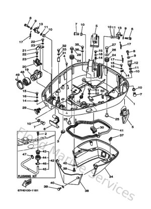 Diagram for Bottom Cowling
