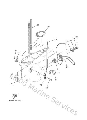 Diagram for Lower Casing. Drive 2