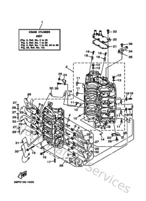 Diagram for Cylinder & Crankcase