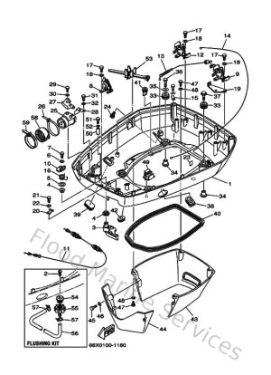 Diagram for Bottom Cowling