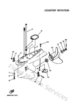 Diagram for Lower Casing & Drive 4