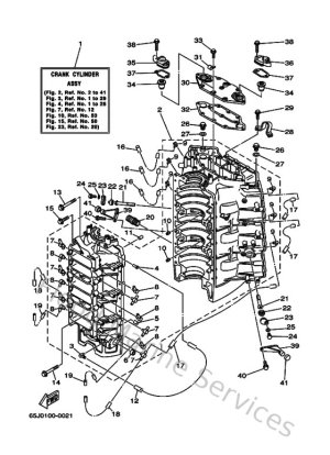 Diagram for Cylinder & Crankcase