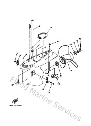 Diagram for Lower Casing & Drive 2