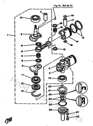 Diagram for Crankshaft & Piston