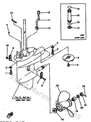 Diagram for Lower Casing & Drive 2