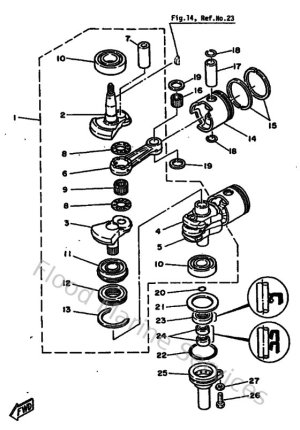 Diagram for Crankshaft & Piston