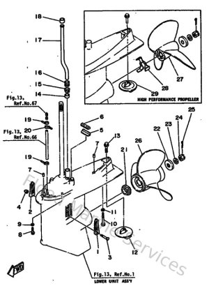 Diagram for Lower Casing & Drive 2