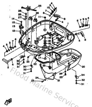 Diagram for Bottom Cowling