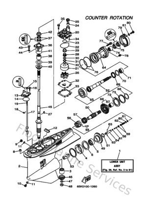 Diagram for Lower Casing & Drive 3