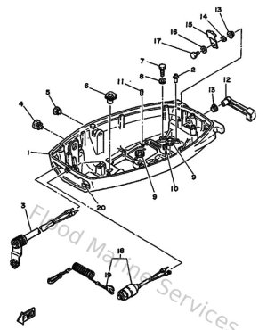 Diagram for Bottom Cowling