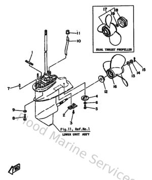 Diagram for Lower Casing & Drive 2