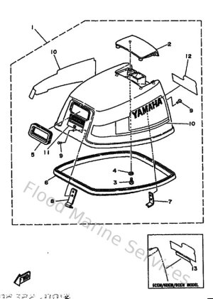 Diagram for Top Cowling