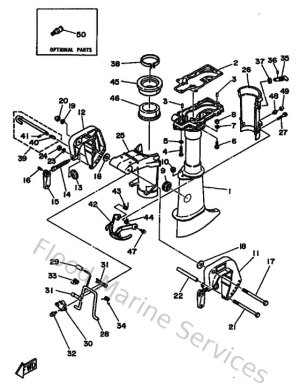 Diagram for Upper Casing & Bracket