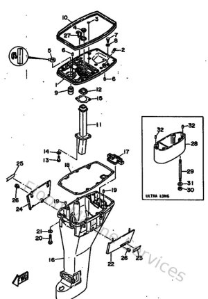 Diagram for Upper Casing