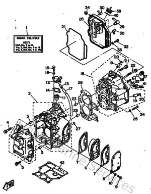 Diagram for Cylinder & Crankcase