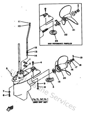 Diagram for Lower Casing & Drive 2