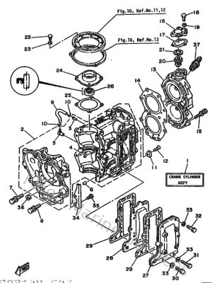 Diagram for Cylinder & Crankcase