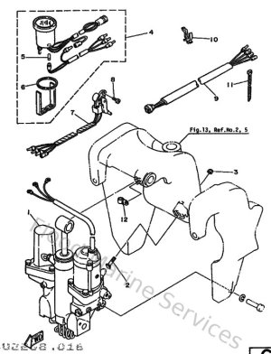 Diagram for Power Trim & Tilt Assy