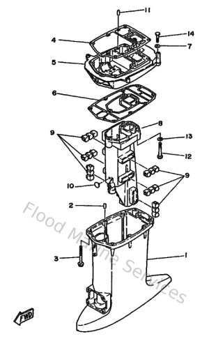 Diagram for Upper Casing