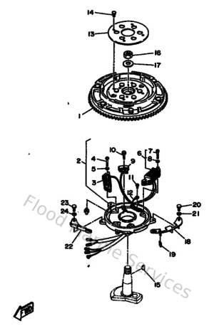 Diagram for Lower Casing & Drive 2
