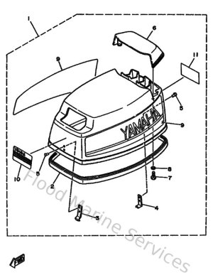 Diagram for Top Cowling