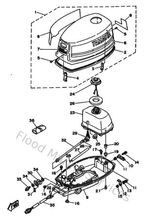 Diagram for Cowling & Fuel