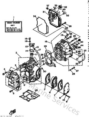 Diagram for Cylinder & Crankcase