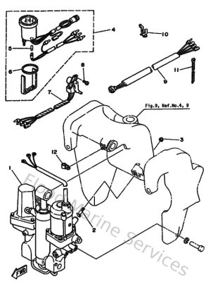 Diagram for Power Trim & Tilt Assy