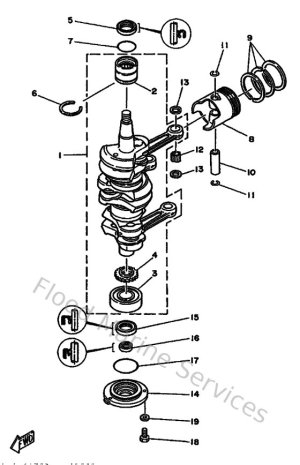 Diagram for Crankshaft & Piston