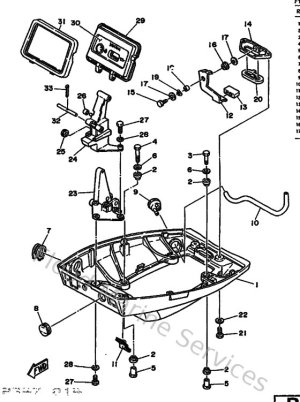 Diagram for Bottom Cowling
