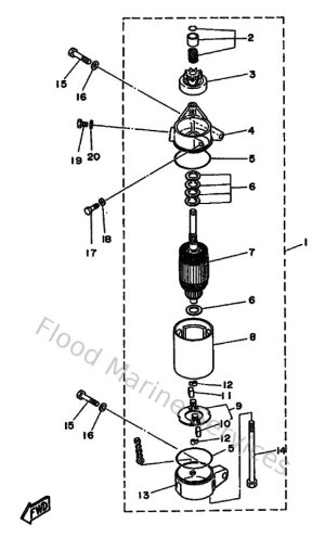 Diagram for Starting Motor