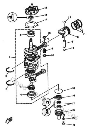 Diagram for Crankshaft & Piston