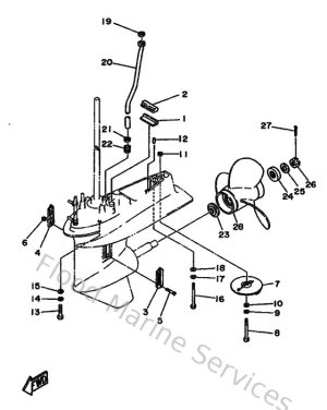 Diagram for Lower Casing & Drive 2