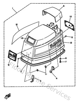 Diagram for Top Cowling