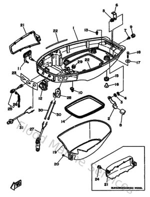 Diagram for Bottom Cowling