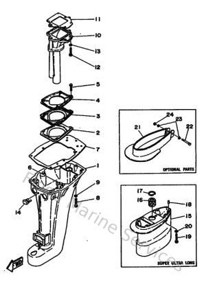 Diagram for Upper Casing
