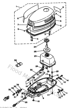 Diagram for Cowling & Fuel