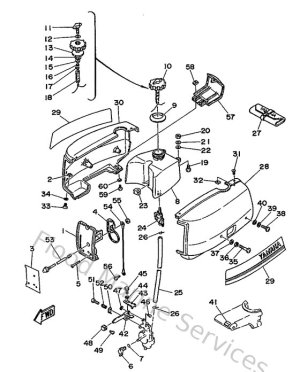 Diagram for Cowling & Fuel