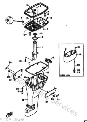 Diagram for Upper Casing