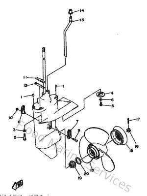 Diagram for Lower Casing & Drive 2
